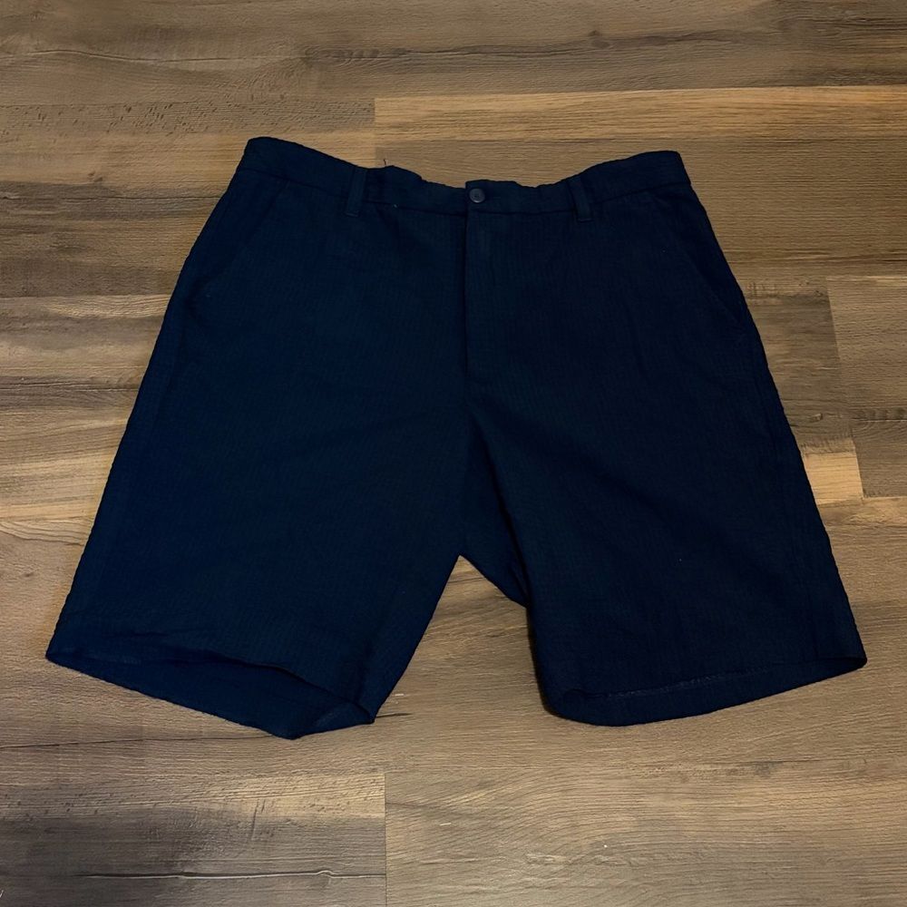 Mens FootJoy Dark Blue Flat Front Shorts Size 36W